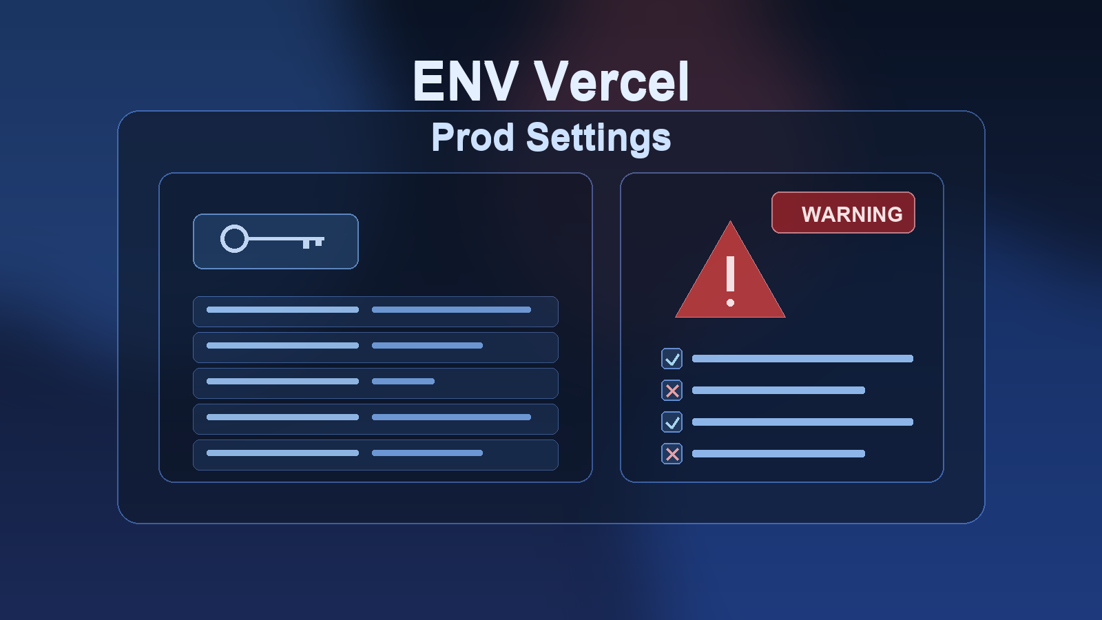 Environment Variables на Vercel: как не сломать прод