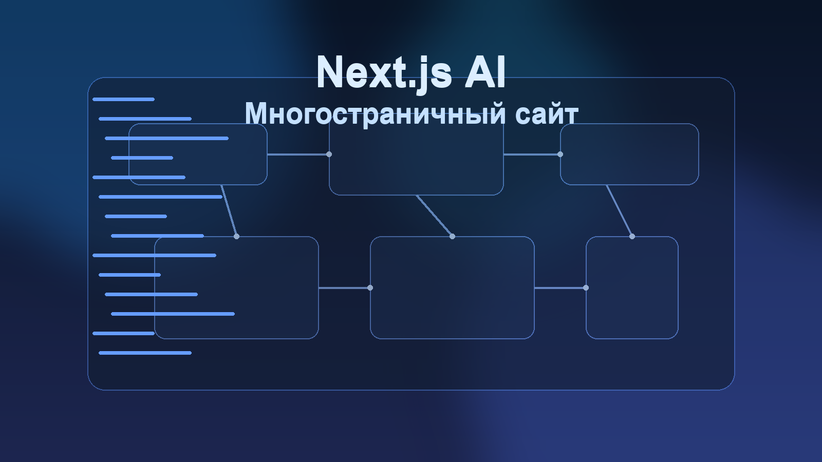 Как собрать многостраничный сайт на Next.js через Codex