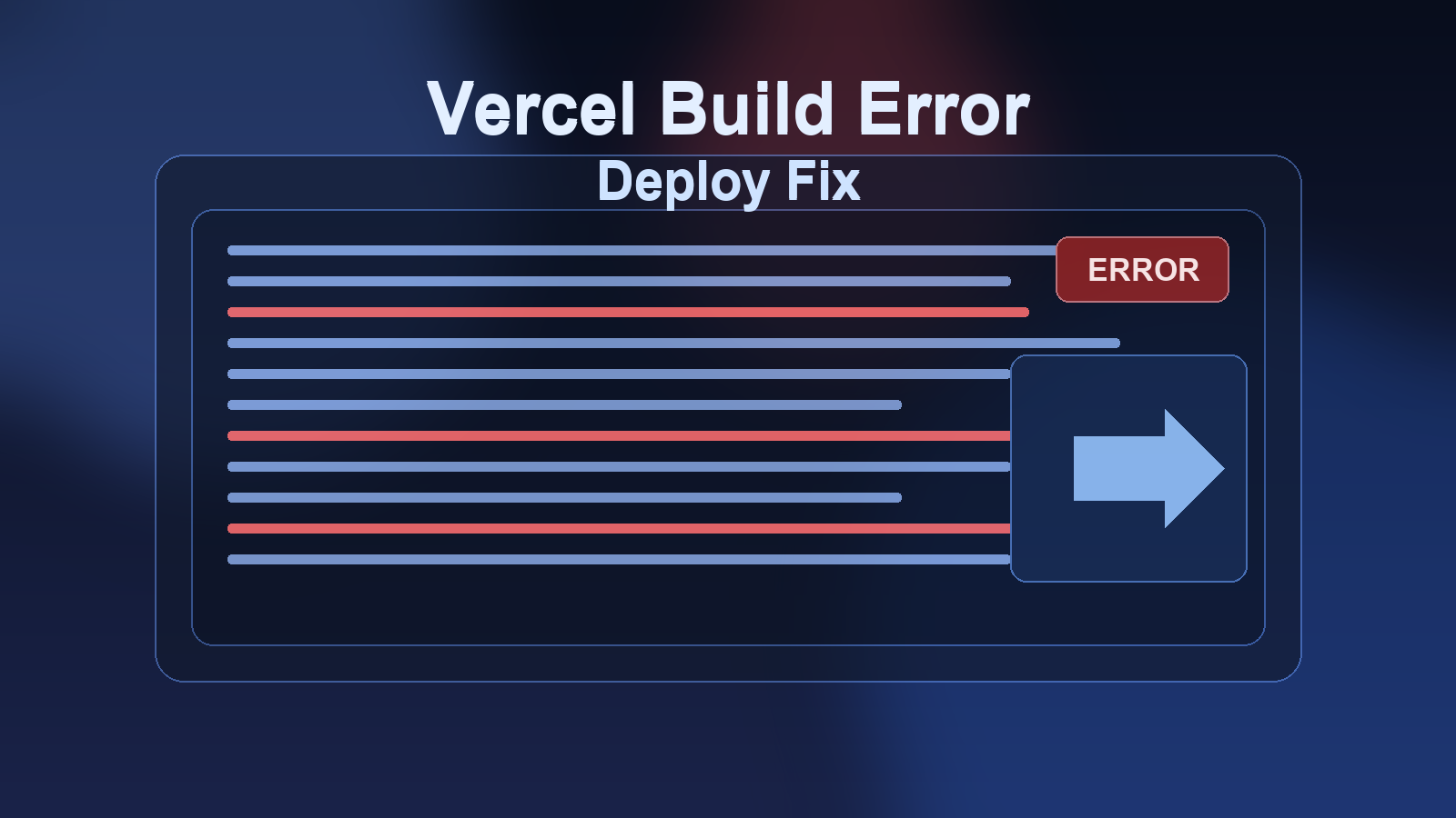 Ошибки сборки на Vercel: как исправлять через Codex